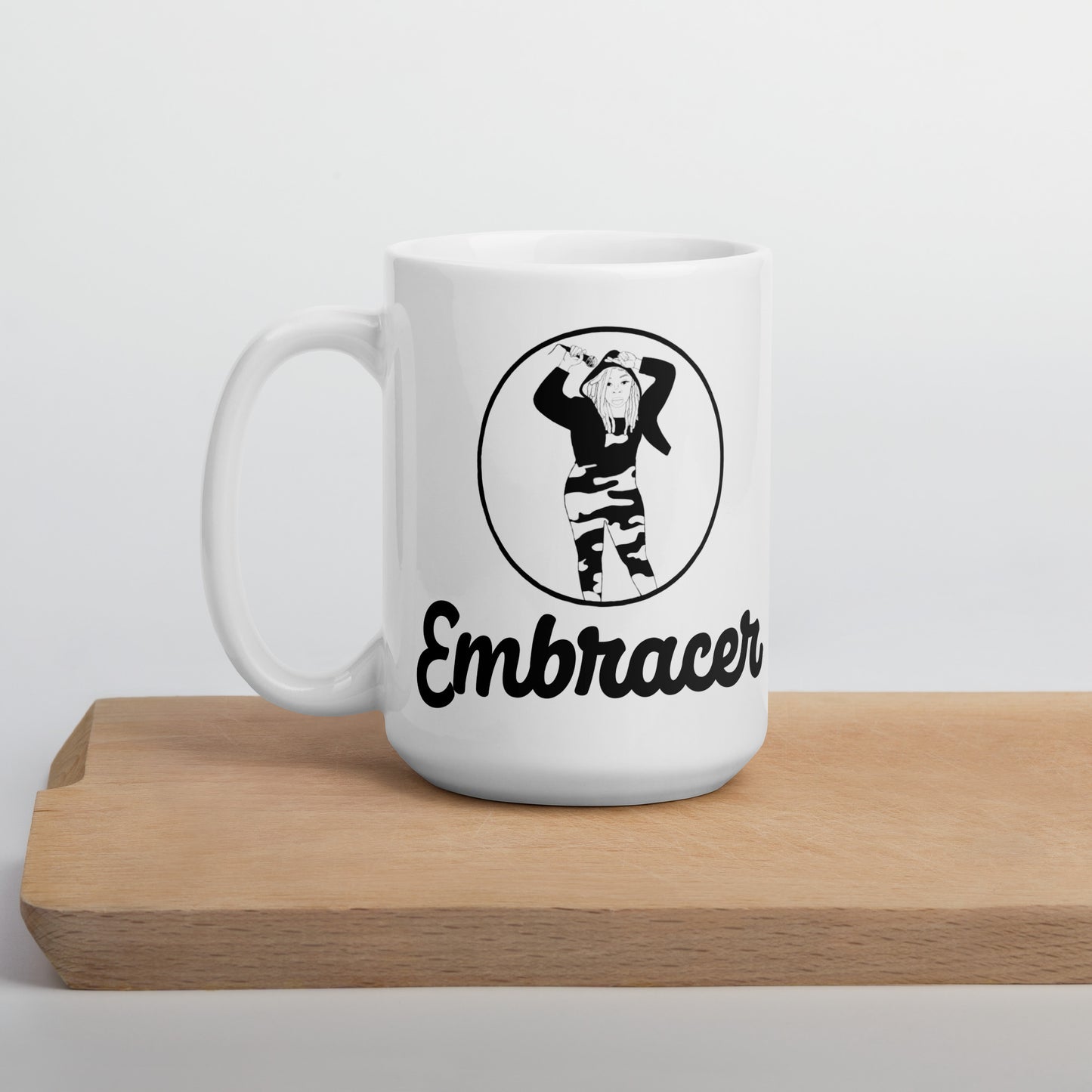 Embracer White mug